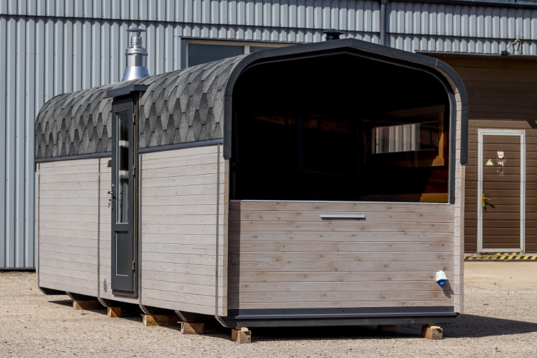 Rechteckige Sauna 6m